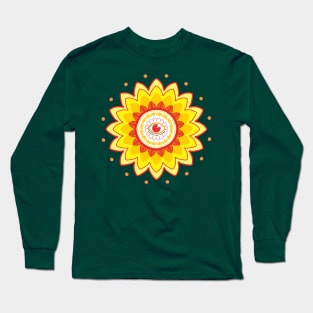 The Sun in Autumn Looking from above Long Sleeve T-Shirt